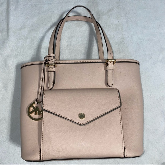 MICHAEL KORS JET SET MULTIFUNCTION POCKET TOTE PINK - Picture 9 of 11